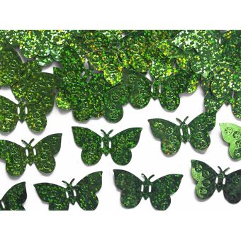 Konfety motýle zelené