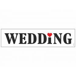 Svadobná ŠPZ - WEDDING