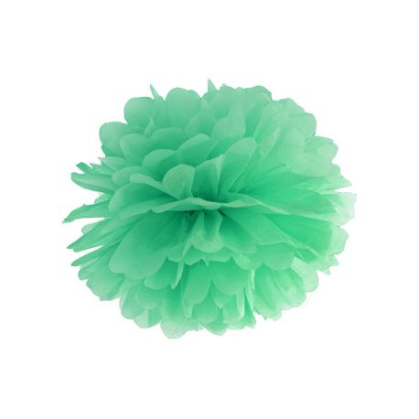 Pom pom 35cm - mentolová farba