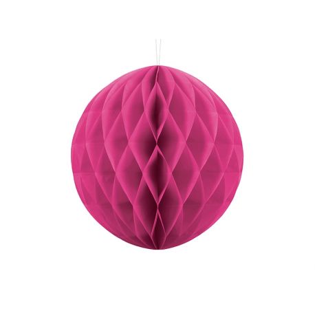 Honeycomb Ball 30cm fuchsiová