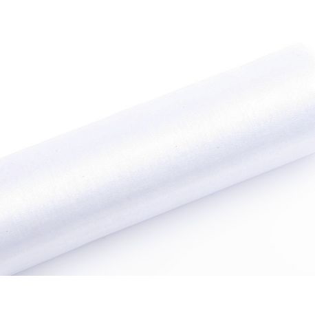Organza 16cm biela