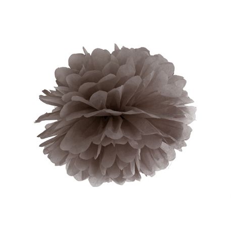 Pom pom 35cm - hnedá farba 