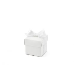 Biela krabička na darčeky pre hostí
