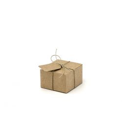 Prírodná krabička na darčeky pre hostí