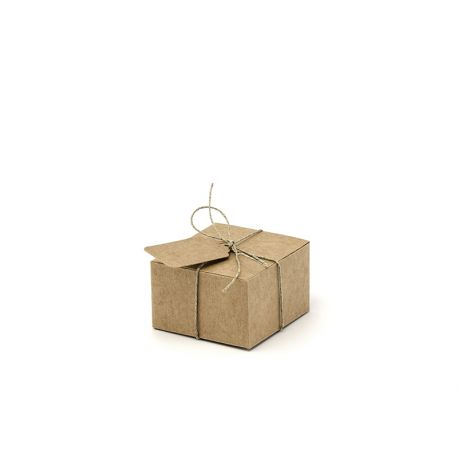 Krabička na darčeky pre hostí - prírodná 