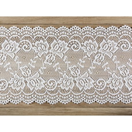 Biela krajka metráž - šírka 15cm