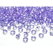 Fialové diamanty 12mm - fialová farba