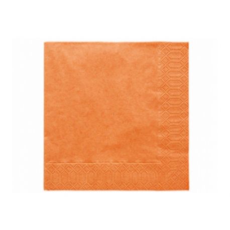 Oranžové papierové obrúsky - Standard 33cm/20ks