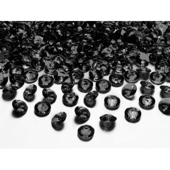 Čierne diamanty 12mm - čierna farba