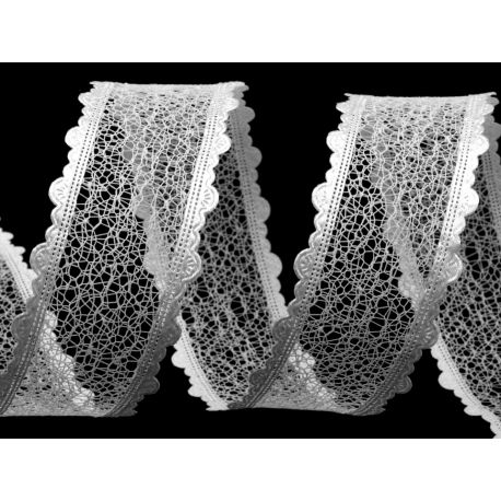 Biela stuha pavučinka - 38mm/9m