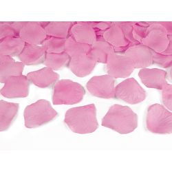 Ružové vystreľovacie konfety - lupene